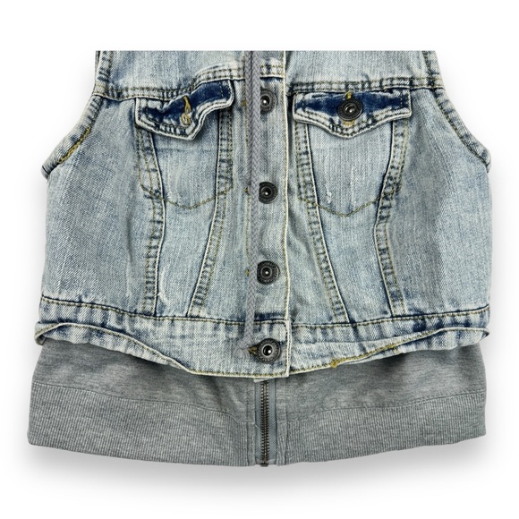 Girl’s Highway Jeans Jean Vest Jacket Size S - Picture 4 of 9